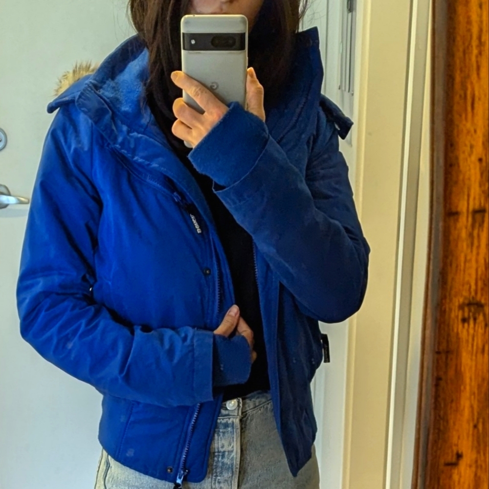 Like New Royal Blue Bench Jacket